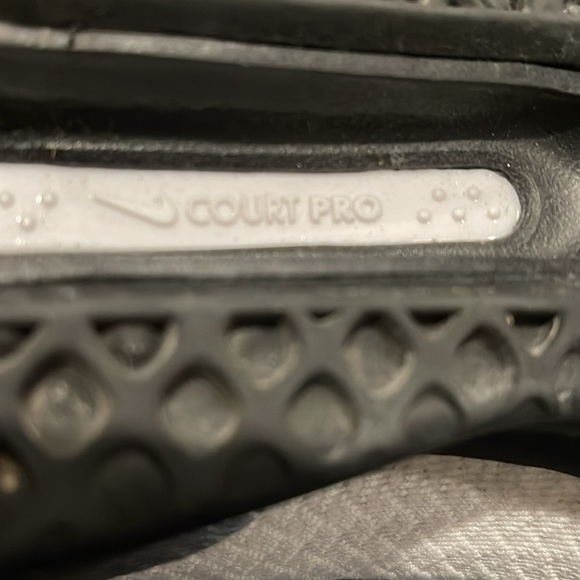 Nike Court Black, White and Silver Sneakers (Missing Laces) - Picture 12 of 12